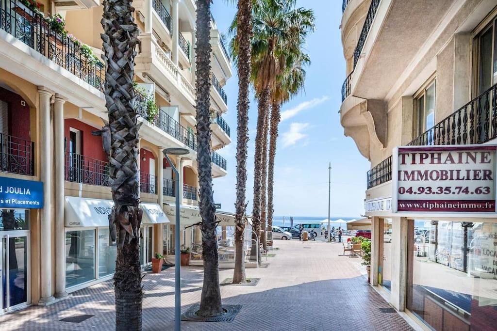 Superbe Studio Avec Terrasse En Front De Mer Menton Exterior photo